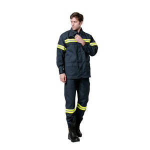 بدلة عمل رجالية مقاومة للحريق عالية الوضوح للبناء والكهرباء والغابات - بيع بالجملة - Product Image 2