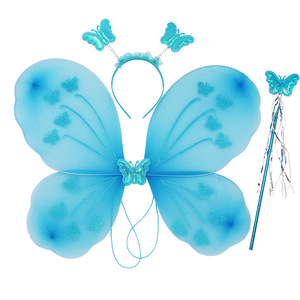 <span class=keywords><strong>Costume</strong></span> da festa di Halloween 3 pz Set ali di <span class=keywords><strong>farfalla</strong></span> di natale per bambini ali di <span class=keywords><strong>farfalla</strong></span> per le ragazze - Product Image 5