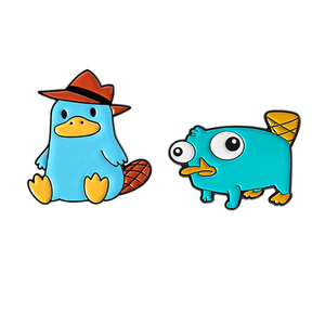 Broche de Perry el Ornitorrinco, Pins de Esmalte, Personajes de Anime de Dibujos Animados, Broches de Ornitorrinco Vaquero, Insignia para Solapa y Sombrero, Joyería, Regalo para Amigos - Product Image 3