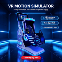 Simulador de Realidad Virtual Metálico para Interiores, Popular, 9D, Videojuego de Montaña Rusa, Simulador de Vuelo 360, Uso Comercial