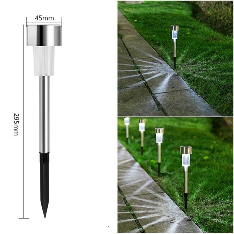 Lámpara de tubo de acero inoxidable de 4,5 cm [Luz Blanca]