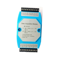 Módulo de Entrada y Salida Analógica de 4 Canales, 12 Bits AD/DA, Aislado, 4AI/4AO, Comunicación por Protocolo MODBUS RS485, RS485 a Ethernet