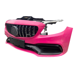 For C-Class C63 <b>old</b> front bumper 14-21 <b>car</b> front body kit W205 body front kit assembly - Product Image 3