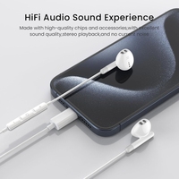 Auriculares USB C de Alta Fidelidad con Micrófono, Cancelación de Ruido, Auriculares Intrauditivos con Cable Tipo C, Auriculares Estéreo para Computadora Portátil, Tableta y PC