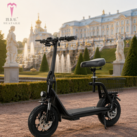Trottinette électrique exclusive 500W 48V avec panier TC-ES001, batterie lithium 10Ah, pliable, pour la Pologne et la Roumanie