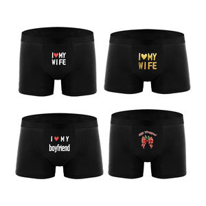 <span class=keywords><strong>Boxer</strong></span> da Uomo in Seta Ghiaccio Senza Cuciture, Intimo Alla Moda con Stampa Digitale Personalizzata, 95% Cotone 5% Spandex - Product Image 4