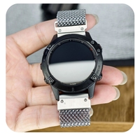 Tali Jam Tangan Milanese Baja Tahan Karat 304 Berkualitas Tinggi, Lembut, dan Nyaman 20 22 26mm untuk Garmin Fenix 8