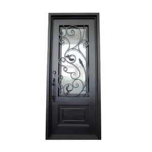 2024 New Style Simple Wrought-iron Entrance Door Thermal Break - Product Image 5