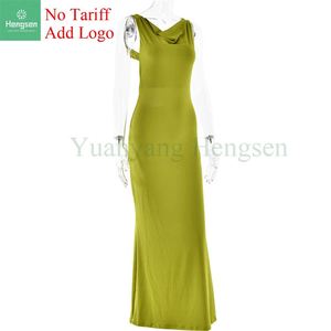 ชุดเดรสสำหรับงานพรอมฤดูร้อนของผู้หญิงชุดเดรสแม็กซี่แบบยืดได้ - Product Image 1