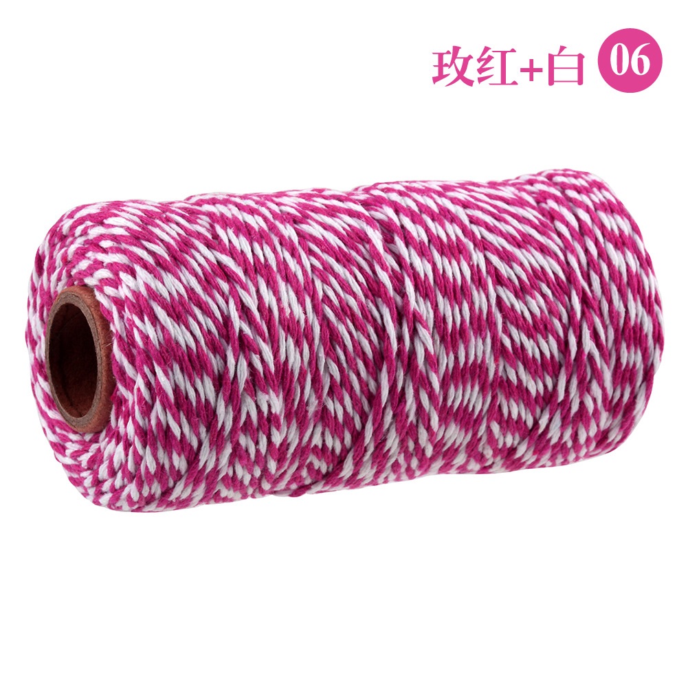 06 dark pink and white