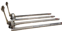 Fabricant paletten hubwagen manuel super longue fourche en acier inoxydable transpalette manuel transpalette