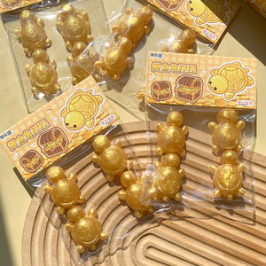 ของเล่นบีบเต่าทองคำ TPR ขนาดเล็ก ยืดหยุ่น คืนรูปช้า ช่วยคลายเครียด สำหรับผู้ใหญ่และเด็ก (3+ ปี) ขายดี เป็นมิตรต่อสิ่งแวดล้อม - Product Image 6