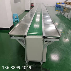 Sabuk konveyor garis perakitan anti-statis dengan dudukan lampu untuk perakitan dan produksi di bengkel dan pabrik kecil - Product Image 5