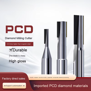 Oem High Gloss Odm <strong>End</strong> <strong>Mill</strong> Single Double <strong>Pcd</strong> Tool Head For Acrylic Aluminum Mirror Engraving Milling Cutter - Product Image 5