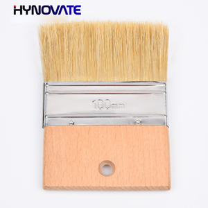 Professional Rectangle <strong>Deck</strong> <strong>Brush</strong> Size 100 mm Bristle Wall Painting <strong>Brush</strong> With Beech Wood Handle - Product Image 3