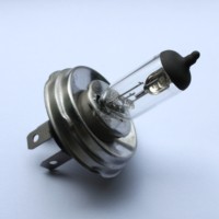 Bombillas Halógenas Incandescentes Clásicas H4 de Alta Potencia P45T para Automóviles Todoterreno de 12V, 100/90W, Bajo Precio, con Base Metálica