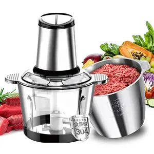 Prezzo di fabbrica 3L 800W robot da cucina tritacarne in vetro trituratore tritatutto elettrico Mixer