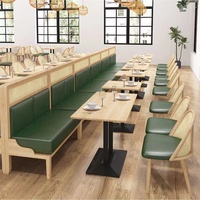 Ensemble de table et de chaises de salle à manger vintage moderne pour usage commercial, pour les restaurants rapides, les cafés, les hôtels, les écoles, les salons de thé, les centres commerciaux