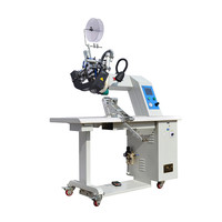 Machine à coudre industrielle programmable à aiguille simple et accessoires en plastique, haute précision pour la fabrication de chaussures