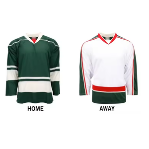 Maillot de hockey sur glace surdimensionné et respirant pour hommes avec nom d'équipe personnalisé - Product Image 2