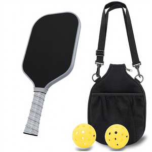 Raquette de pickleball <span class=keywords><strong>MAYWAY</strong></span> Sweet Spot durable pour l'entraînement, 0,16 mm, fibre de carbone T700 premium, nid d'abeilles, 40 trous, manche allongé, 190 g - Product Image 6