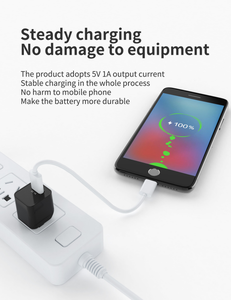 Prix Usine – Chargeur Mural Portable USB 5V 1A 5W à Port USB, Protection OTP et OV, Compatible Android – Vente Chaude - Product Image 2