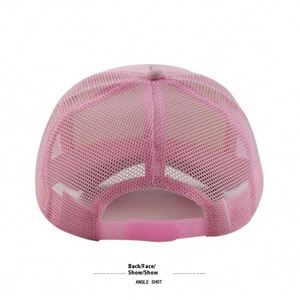 Gorra de camionero de verano para hombre y mujer, gorra casual de esponja con cuerda decorativa y malla, gorra de camionero ligera. - Product Image 4