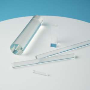 Lente de guia de luz de vidro óptico resistente a altas temperaturas de borosilicato transparente de formato personalizado de fábrica para laboratório - Product Image 1