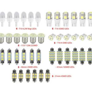 Systèmes d'éclairage automobile, kit LED combiné pour véhicules, éclairage latéral T10, éclairage de lecture intérieur, éclairage de plaque d'immatriculation - Product Image 3
