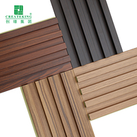 Panel Dinding WPC PVC Modern Tahan Air dan Api Langsung dari Pabrik untuk Dekorasi Dinding Interior OEM