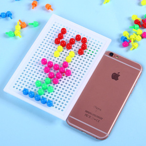 Diy Building Blocks 96Pcs Colorful Peg <b>Puzzle</b> Educational Toy For Kids Age 6 Up - Product Image 2