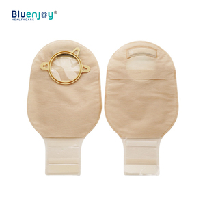 BLUENJOY Sac de stomie drainable Colostomie 2 pièces Sacs de colostomie 57mm avec fermeture à crochet et boucle - Product Image 6