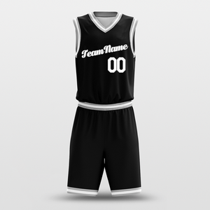 Usine Nouveau Design Sublimation Noir Basketball Jersey Uniforme <span class=keywords><strong>Pas</strong></span> <span class=keywords><strong>Cher</strong></span> Blanc Basket Ball Wear - Product Image 1