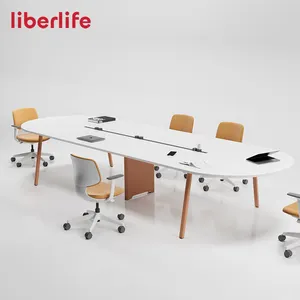 Manufacturer 12 Person Boardroom Office Meeting Desk Furniture Conference Table