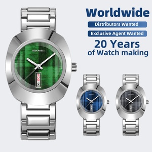 Montre-bracelet à quartz SKMEI 9410 pour homme, simple, classique, très vendue, de luxe, avec affichage de la date et du jour, double calendrier, étanche - Product Image 1