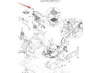 Pièces d'origine Hitachi 4705919/4705919XXXH3 Interrupteur de commande d'accélérateur Hitachi ZX130-6A ZX200-5G ZX200-5A ZX240-5B ZX330-5G ZX330-5A