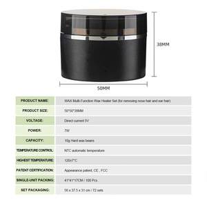 Mini Scaldacera Ellittico per Naso, Orecchie e Piccoli Punti di Depilazione, Design Compatto e Portatile per una Depilazione Precisa del <span class=keywords><strong>Viso</strong></span> a Casa - Product Image 4