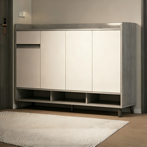 <span class=keywords><strong>Zapatero</strong></span> Moderno de Madera Maciza Personalizable, 5 Estantes, Duradero, Ecológico, Ahorra Espacio, Mueble para el Hogar, Entrada, Pasillo - Product Image 3