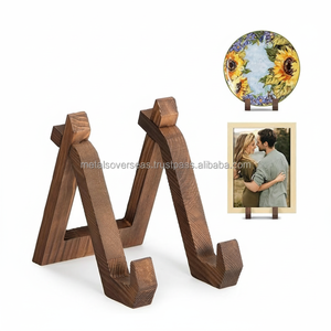 ขาตั้งโชว์จานไม้6นิ้วสำหรับจานเซรามิกและกรอบรูปอุปกรณ์ตกแต่ง - Product Image 1
