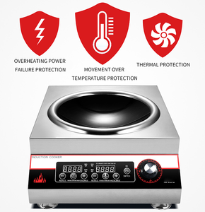 Cuisinière à <span class=keywords><strong>induction</strong></span> électrique portable professionnelle 5 kW pour <span class=keywords><strong>wok</strong></span> et soupes - Product Image 4