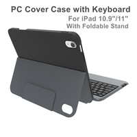 Clavier sans fil 2026 dernière génération avec batterie remplaçable, étui en PU pour iPad, connexion Bluetooth, antichoc, anti-poussière, support pliable