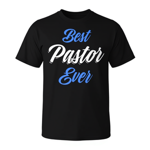 Meilleur T-shirt promotionnel haut de gamme pour pasteur, cadeau d'appréciation pour hommes et femmes - Product Image 2