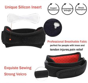 Genouillère de compression en néoprène souple absorbant les chocs avec sangle réglable pour la protection sportive et le soulagement de la douleur - Product Image 5