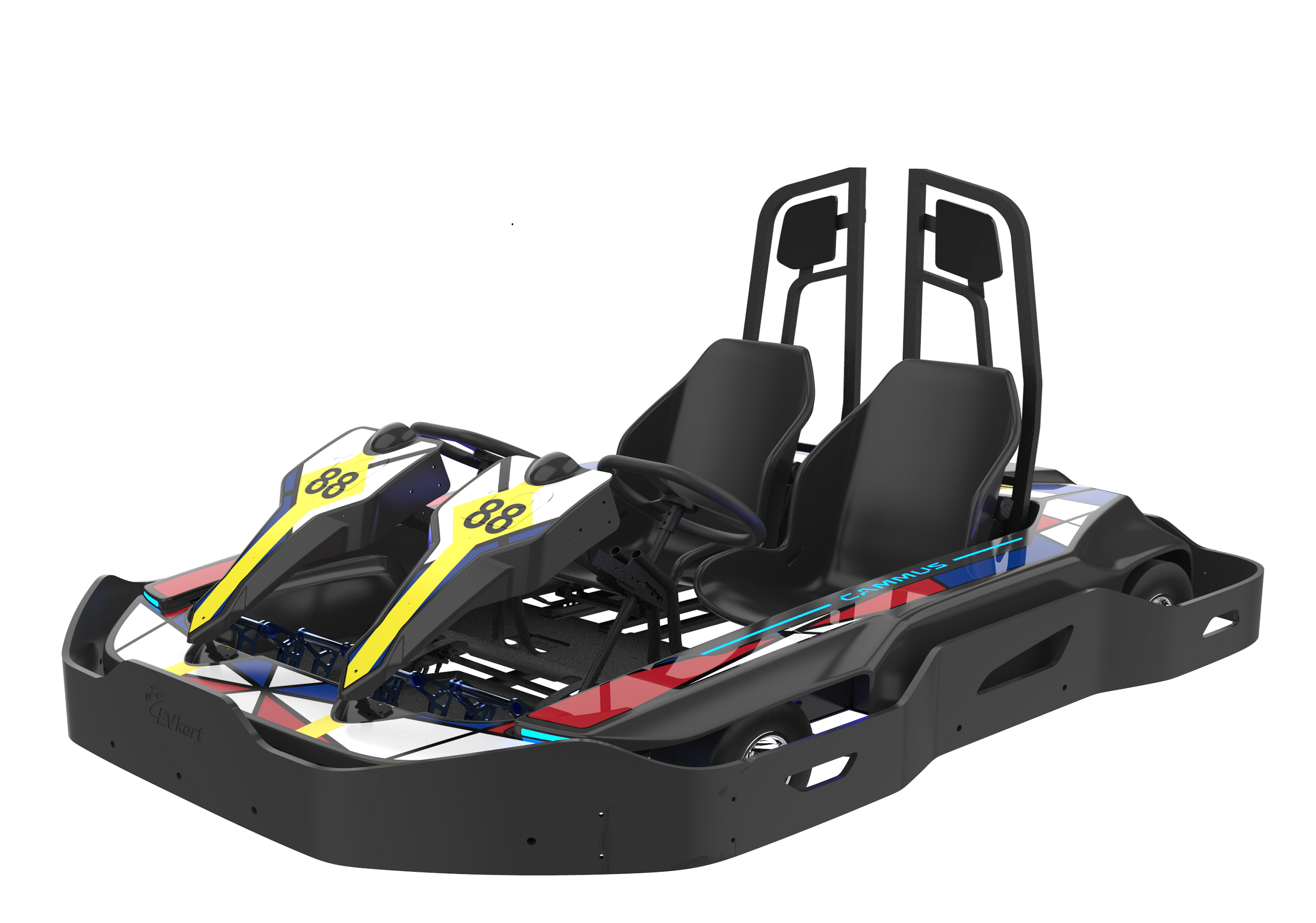 2 siège aller kart