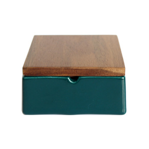 Cendrier nordique moderne de luxe, en céramique avec couvercle, accessoire pour la maison, nouveau modèle - Product Image 5