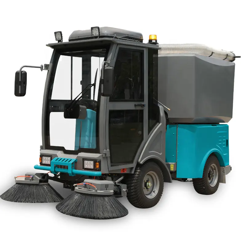 Jh8 rác quét xe tải 4 bánh lái làm sạch máy đóng Powered đường quét xe với nước phun chức năng