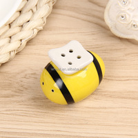 Cadeaux de fête prénatale, souvenir, mini abeille en céramique jaune, sucrée comme un miel, écologique, salière et poivrière