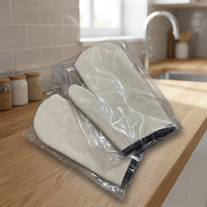 Gant de four en toile à 3 couches, résistant à la chaleur, en coton, pour la boulangerie, l'industrie du verre, du caoutchouc et de l'acier, usage quotidien - Product Image 2