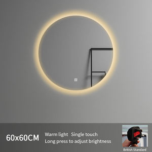Espejo de Baño Moderno de 60 cm con Luz LED Inteligente, Pantalla Táctil, Retroiluminado, de Pared, para Hoteles, con Función de Iluminación - Product Image 4