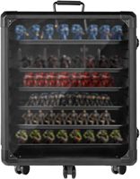 Estuche de Transporte Miniatura, Estuche de Almacenamiento Miniatura de 18.7 Pulgadas con Ruedas |   Estuche de Transporte para Martillos de Guerra de Aluminio